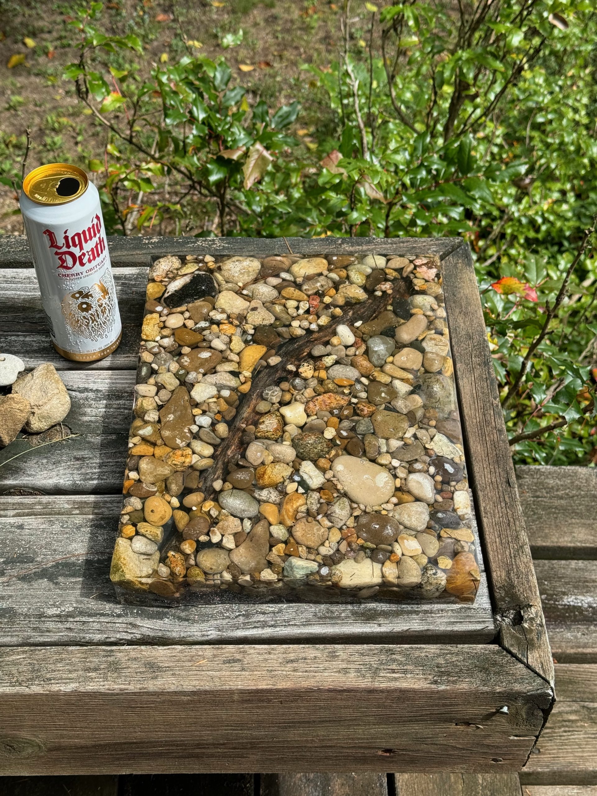 Lake Michigan Beach Rock End Tables